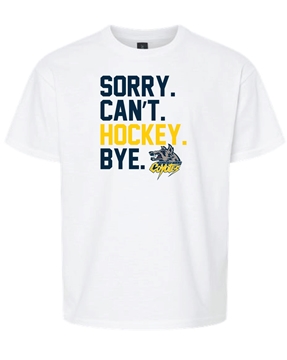 Picture of Sorry. Can't. Hockey. Bye. Youth T-Shirt
