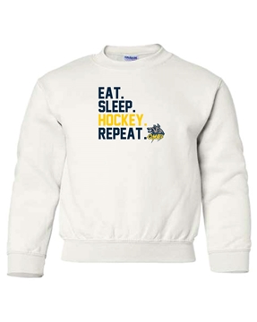 Picture of Eat. Sleep. Hockey. Repeat. Youth Sweatshirt