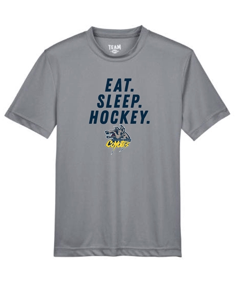 Picture of Eat. Sleep. Hockey. Youth Performance T-Shirt